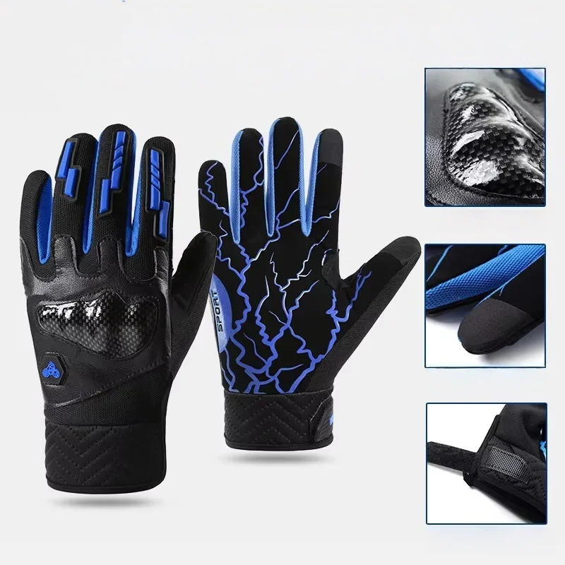 

Hot Sale Motorcycle Gloves Electric Scooter Motocross Glove Wear Resistant Fall Prevention Touchscreen Moto Men Cycling Gloves