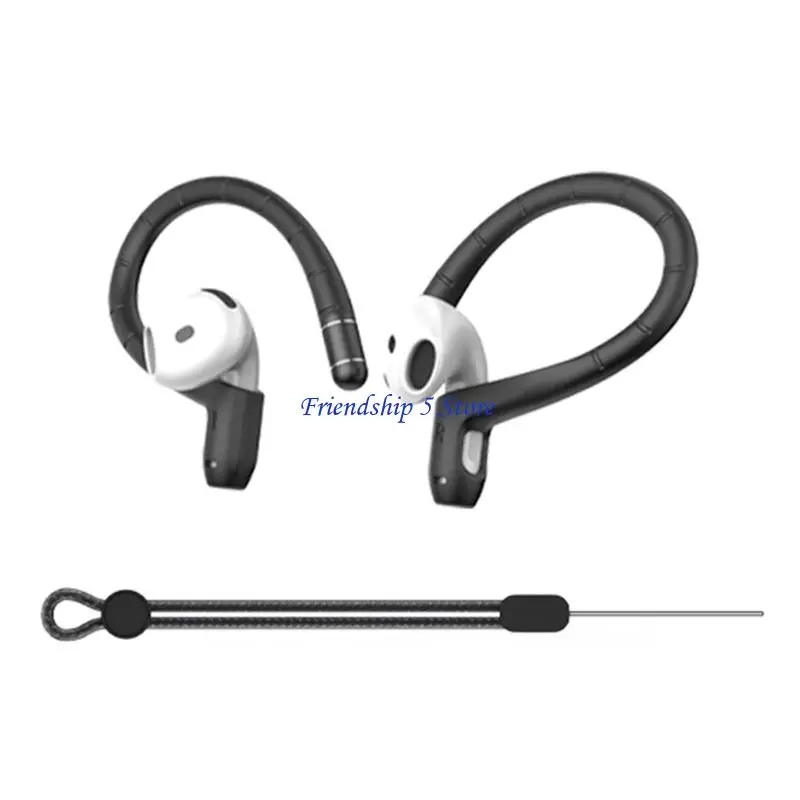 T8WC 안티 슬립 실리콘 이어 그립 활동 라이프 스타일을위한 인체 공학적 디자인 도구없이 쉬운 설치 땀 방지 액세서리