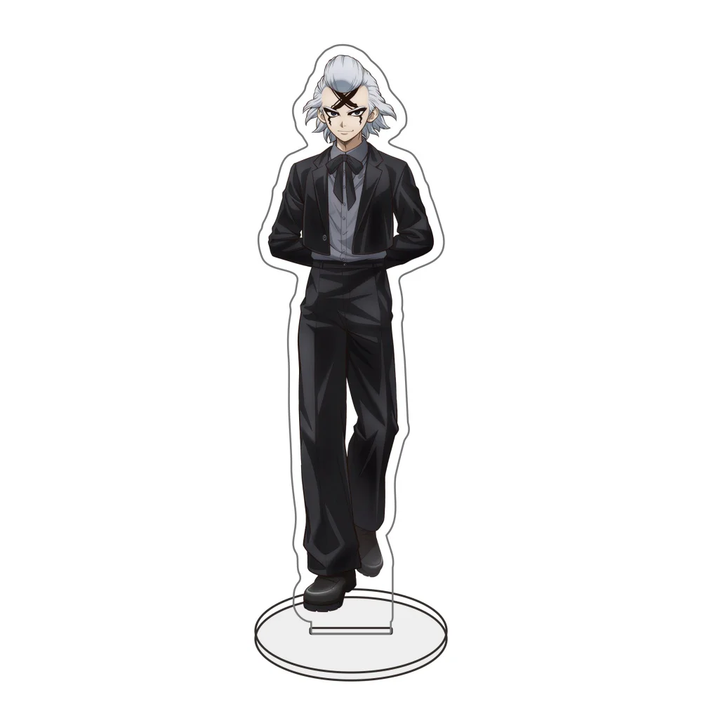 Anime Dr. STONE Double Sided Acrylic Stand Keychain Senku Ishigami Gen Asagiri Stanley Snyder Dr. Xeno Decor Collectible Gift