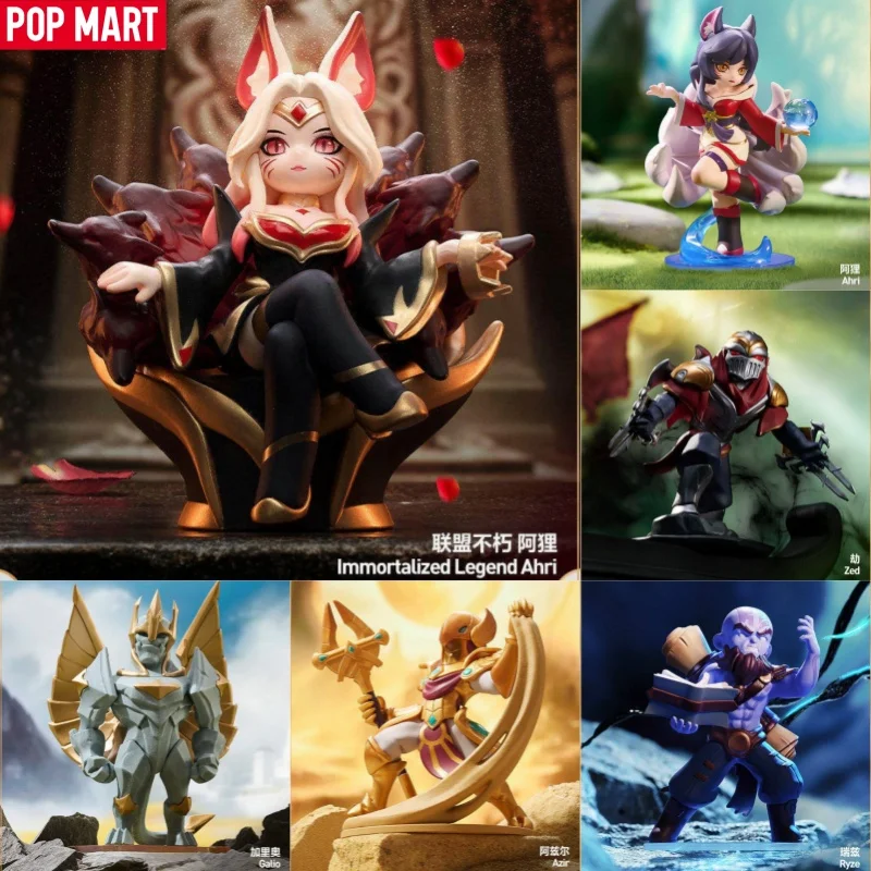 

POPMART League Of Legends Midlane Icons Series Blind Box Collectible Figure Desktop Ornament Gift For Game And Anime Lovers