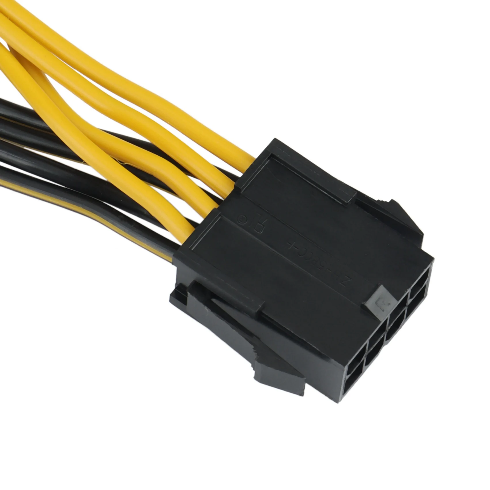 QWE-4X ATX 12V CPU 8 Pin To 3X 8Pin (6+2) Pin PCI-E Male Splitter Power Extension Adapter Cable For Graphics Card