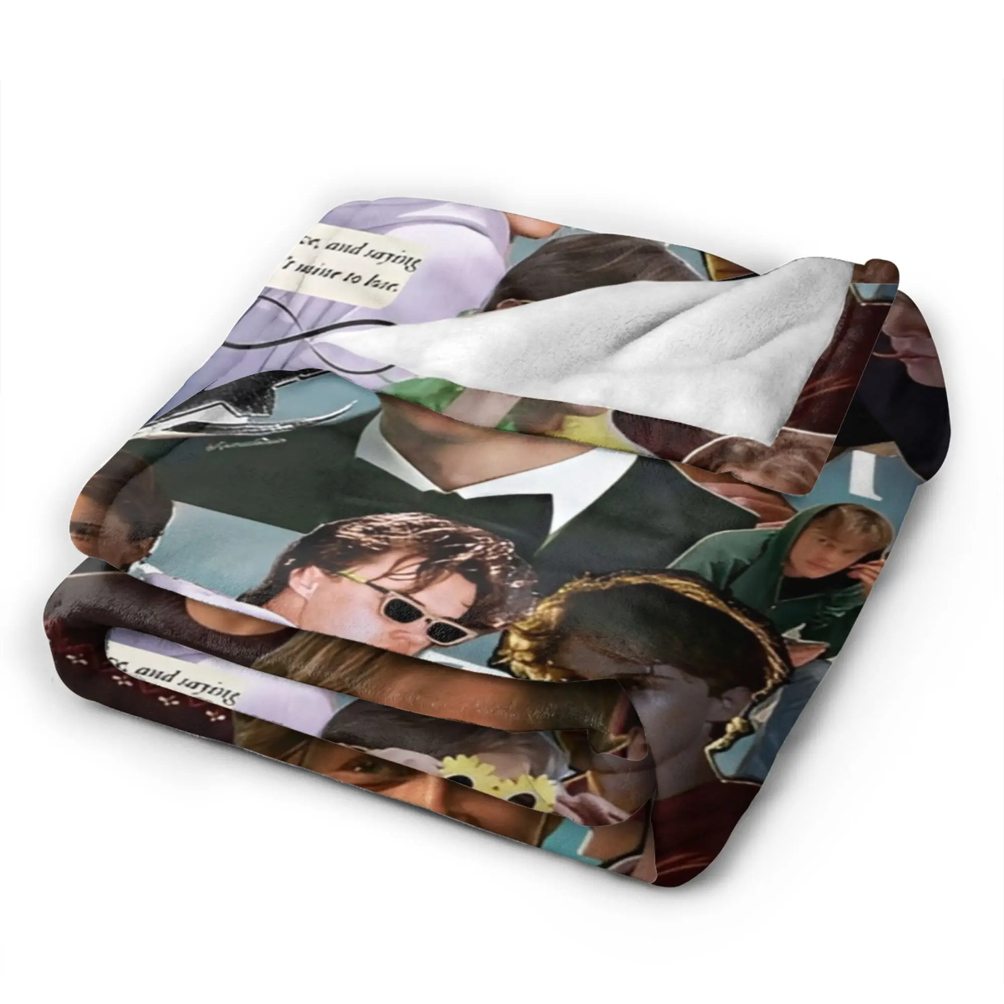 Conrad Fisher Flannel Blanket  Warm Throw Blanket for Outdoor Camping Graphic Bedspread Sofa Bed Cover