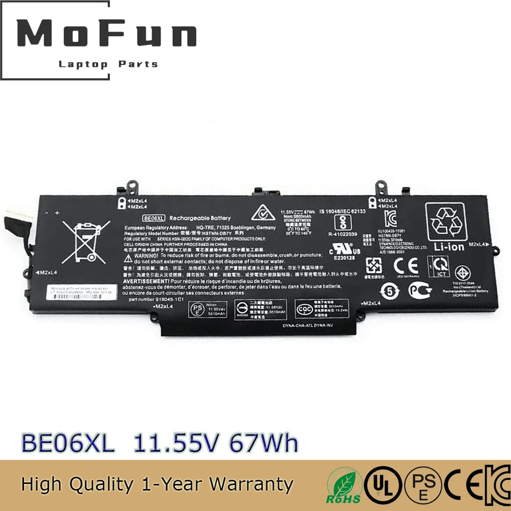

New Genuine BE06XL Battery For HP Elitebook Folio 1040 G4 HSTNN-DB7Y HSTNN-IB7V