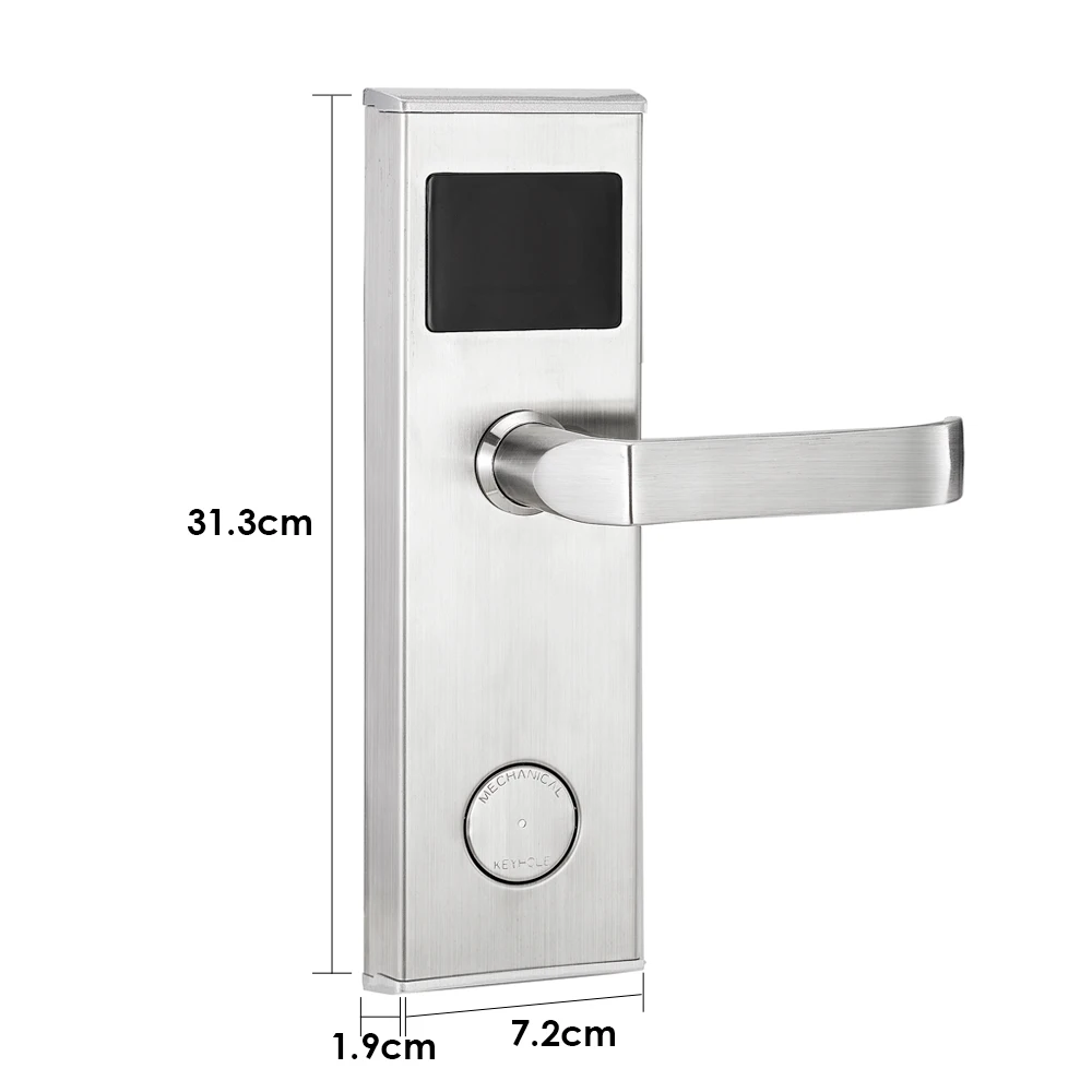 125Khz RFID Card Door Lock Electric Hotel Door Lock Stainless Steel Door Lock