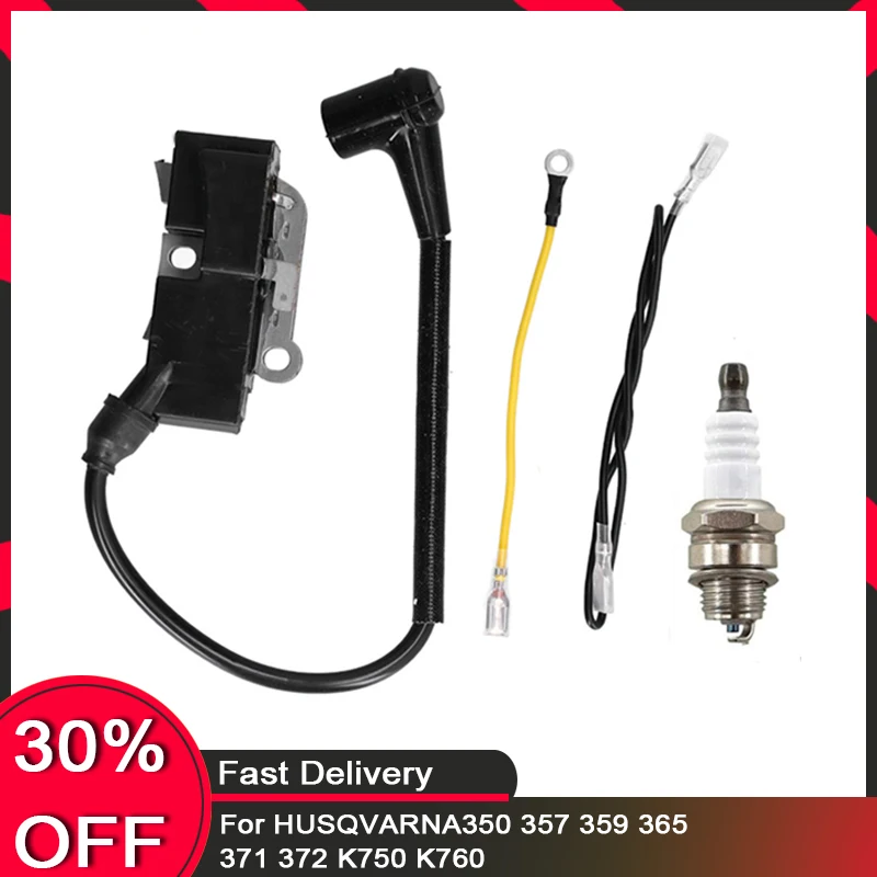 

Ignition Coil & Ignition Module for Husqvarna 350 357 359 365 371 372 & K750 K760