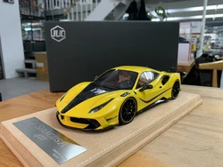 JUC 1:18 4XX Siracusa 488 Simulation Limited to 500 Units Worldwide Resin Metal Static Car Model Toy Gift