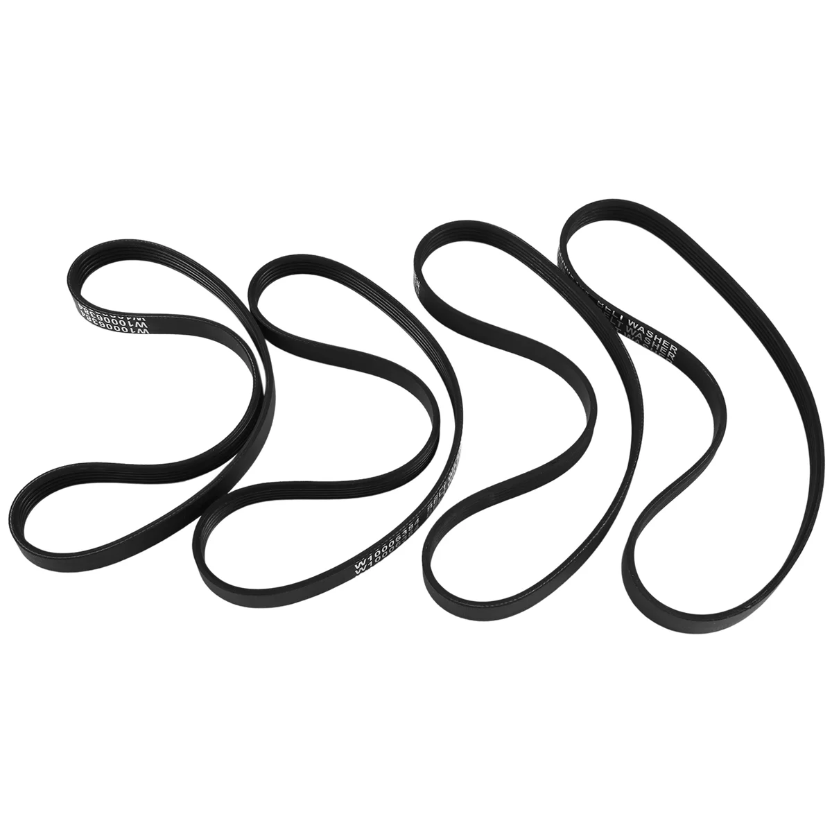 4Pcs Wedge Belt of Washing Machine W10006384 Rubber Belt 5EPJ556 Pulsator Belt