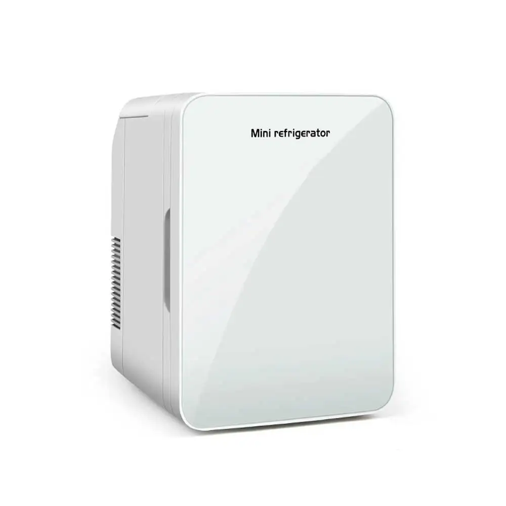 Mini refrigerador de belleza portátil con apertura lateral vertical para coche y uso doméstico, 12L, 12L