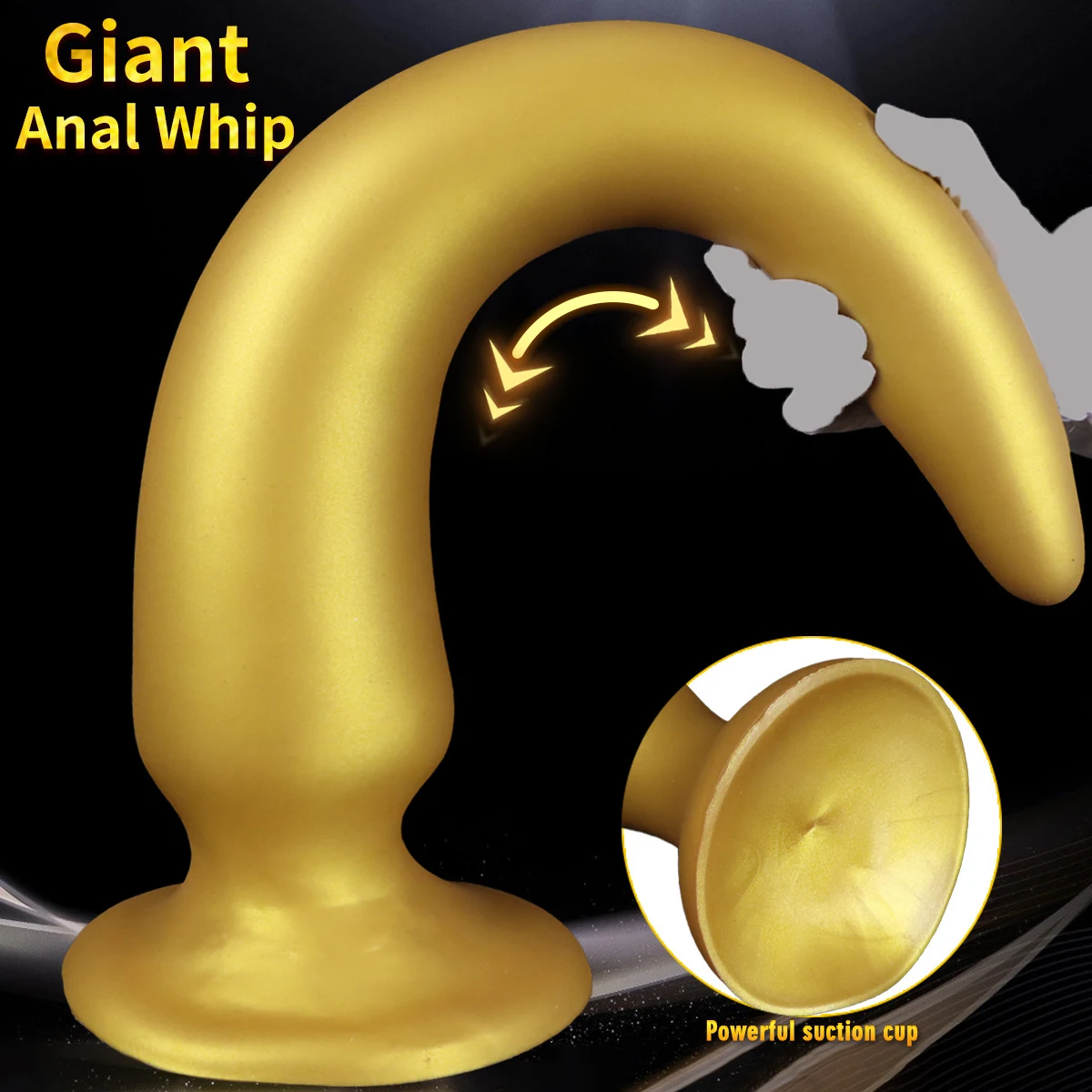 XXXXL Giant Anal Plug 64CM Super Long Soft Silicone Huge Butt Plug Thick Anal Dildo Dilator with Suction Cup Adult Sex Toys view 4