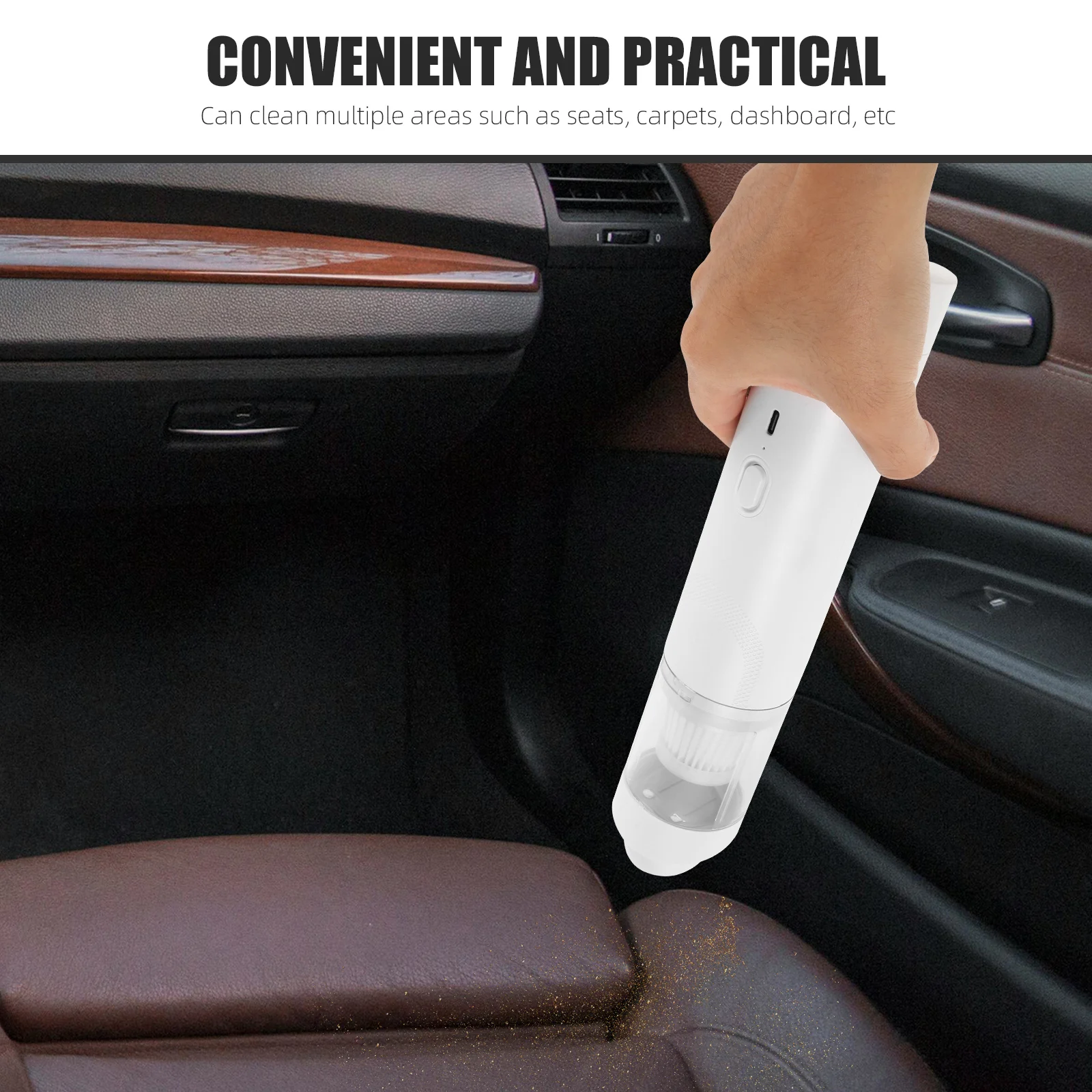 

H held Vacuum Cleaner High Suction Power Portable Car Home Wet Dry Vacuum Cleaner for Seat Detailing Powerful Dust