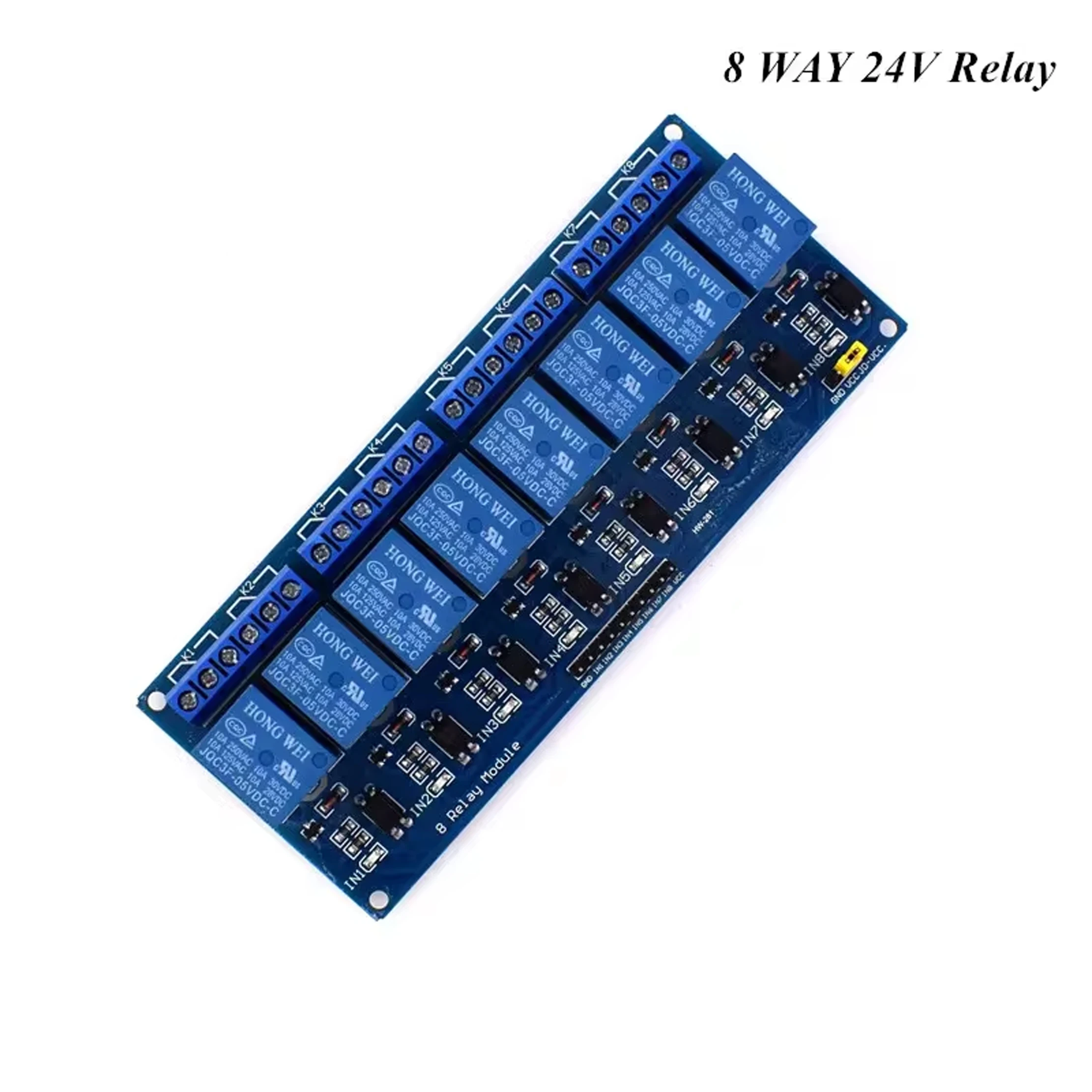 DC 5V 12V 24V 1 2 4 6 8 채널 릴레이 - Relay 8 Channel Board 리뷰 및 가격