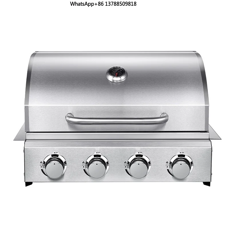 Factory Direct Gas Grill Stainless Steel Multi-Functional Windproof Rust-Proof Knob Control BBQ Grill