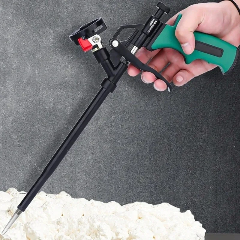 Foam Expanding Spray Gun Foaming Jet Glue Gun Metal Polyurethane Trigger Sprayer Pump Sealant Caulking Tool for House Renovation