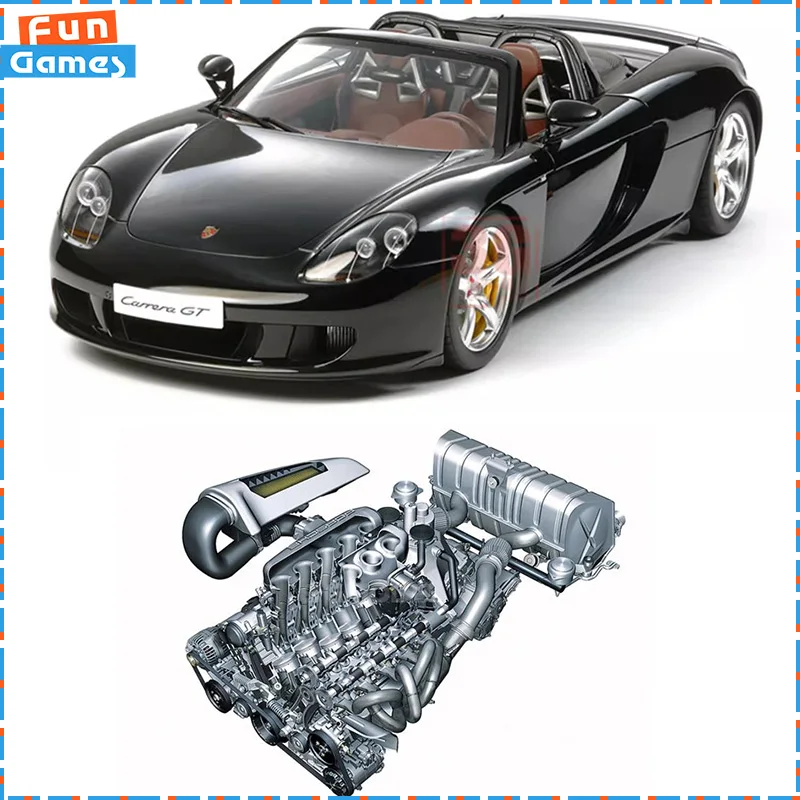 TAMIYA Сборка автомобилей 1/12 12050 Porsche Carrera GT, спортивный автомобиль, сборная фигурка, модель украшения комнаты, детский подарок на день рождения