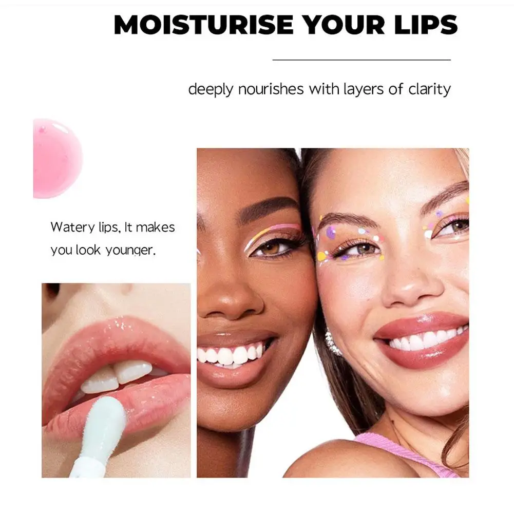 Fruity Lip Oil Jelly Lip Oil Moisturizing Lip Balm Lines Base Lip Fading Gloss Oil Lip Lip Moisturizing Fruity L9R8