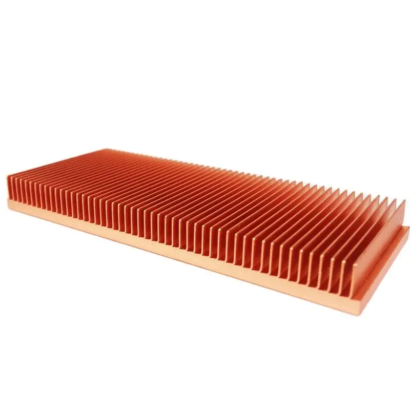 

DIY pure copper radiator Cu1100 Skiving Fin Radiator 100x40x10mm