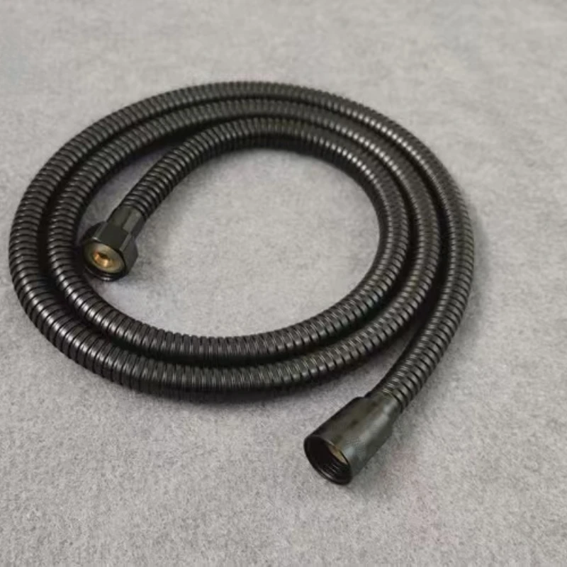 1.5/2 متر الفولاذ المقاوم للصدأ دش خرطوم معدني أنابيب المياه الساخنة الحمام رذاذ رئيس دش أداة مرونة عالية أنابيب المياه العامة