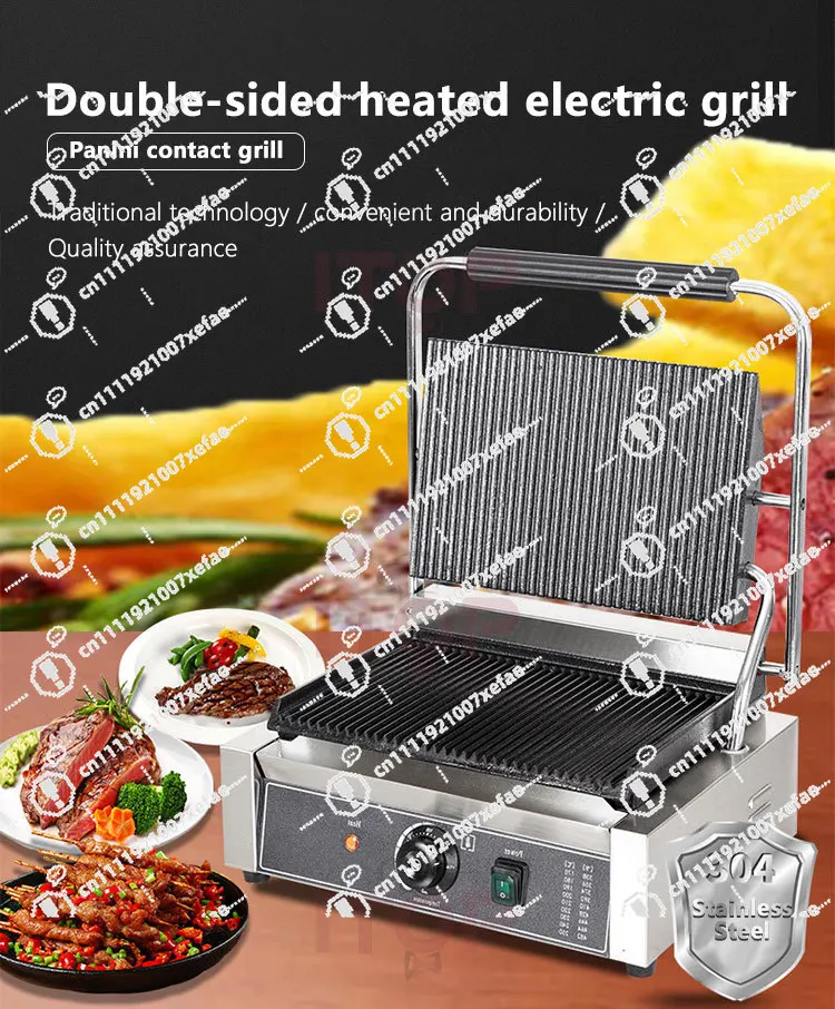 

Full Slot Non-stick Iron Veneer Electric Frying Pan Sandwich Maker Mini Breakfast Maker Electric Grill