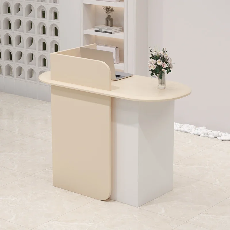 &Orange Boutique Reception Desks Counter Modern Weight Business Reception Desk Clothing Wood Bancone Per Negozio Office Furnitur