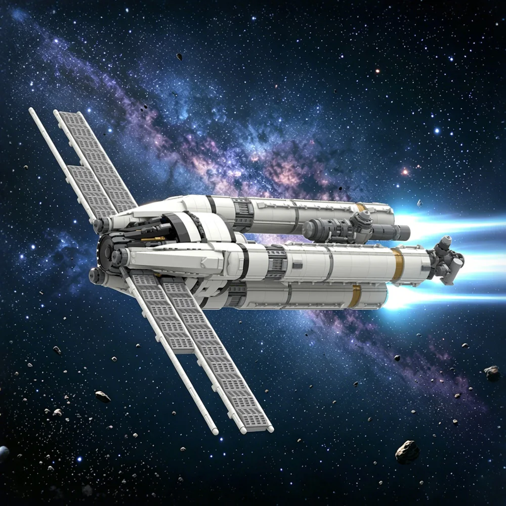 The Hail Mary Spaceship Building Blocks Kit Sci-Fi Movie Deep Space Exploration Ship Bricks Toy Adult Xmas Gift