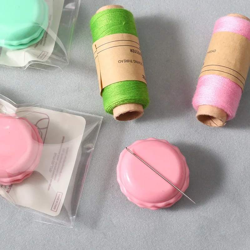 Needle Absorber Macaron Colour Needle Sharpener Erasing Needle Fabric Cross Stitch DIY Sewing Tools Beaded Needle Magnet Case