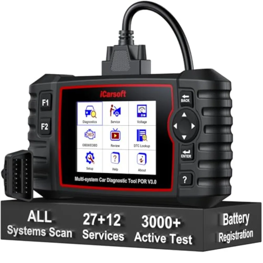 

Двунаправленный диагностический инструмент для Porsche Cayenne 2025 POR V3.0, всесистемный сканер OBD2 с 27 сбросами и 12 дополнительными услугами Ba