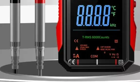 FS899C قابلة للشحن 4.8 بوصة شاشة كبيرة 6000 التهم الذكية الرقمية المتعددة السيارات المدى السعة أوم هرتز ديود لايف الاختيار #4