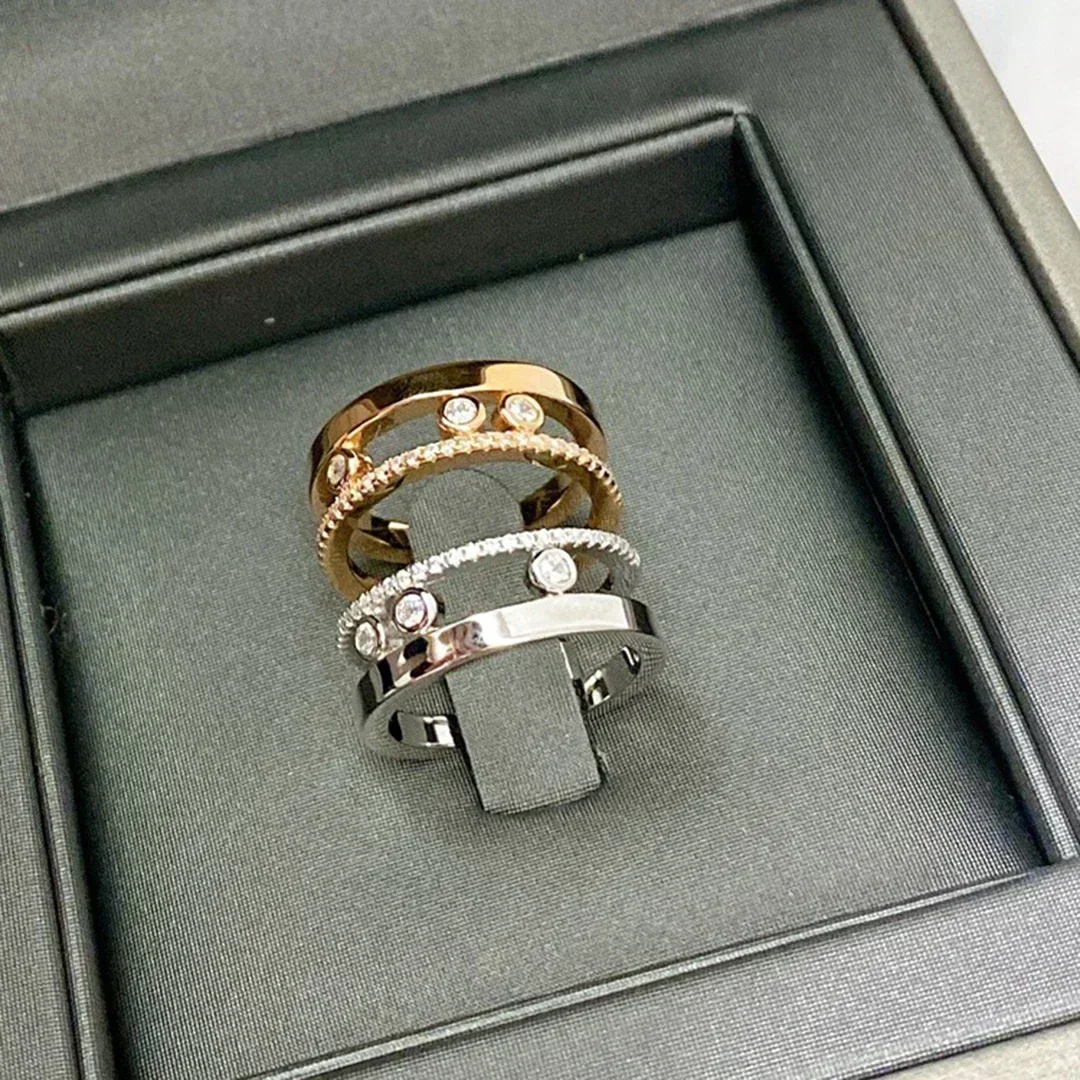 

ZH New Hot 925 Sterling Silver Classic Luxury Brand Jewelry Women's Diamond Ring Wedding Ring Anniversary Gift
