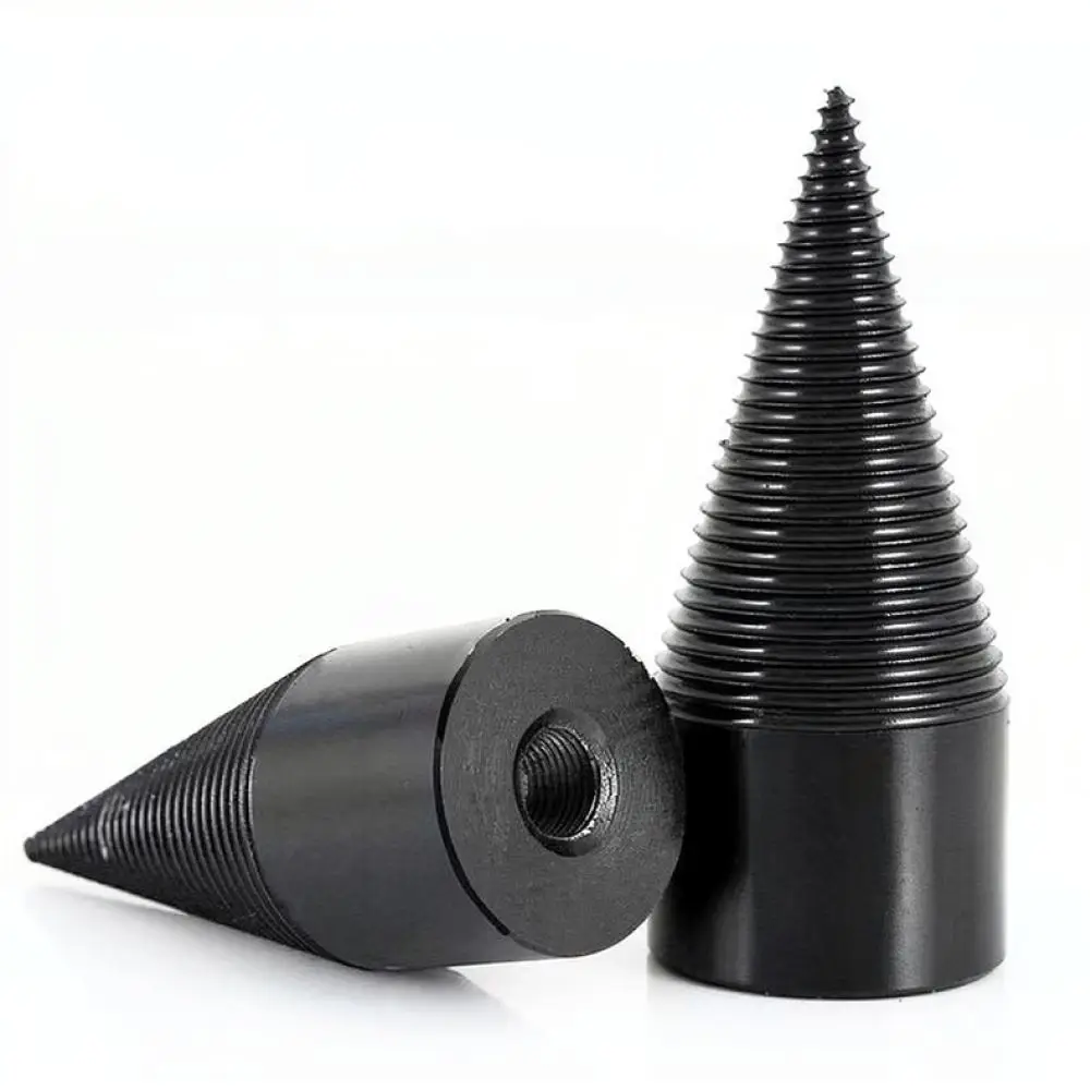 Efficient Wood Splitting Tool Cone Drill Bit For Firewood Preparation Electric Hammer Impact Drill Hand Power Tool Set