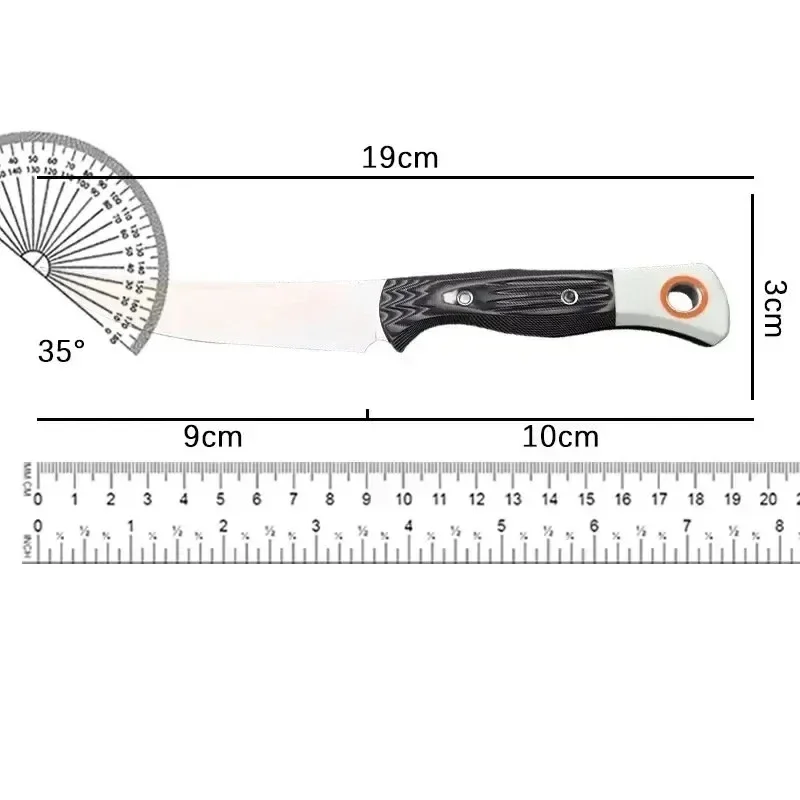 Tactical Fixed Blade Knife BM 15500 S45VN Blade Steel G10 Handle Survival Outdoor Camping Hunting Self-defense Multitool Knives