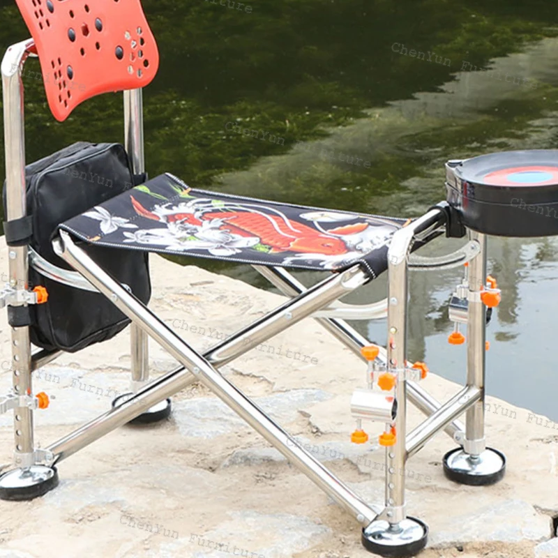 All Terrain Multifunctionele Visstoelen Vouwen Draagbare Beugel Comfort Visstoelen Liggen Vlak Banco De Pesca Entertainment