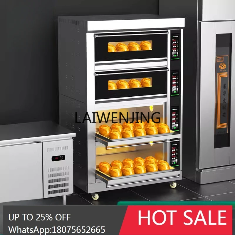 

Commercial Large Capacity Bread Multifunctional Cake Pizza Baking Four Layers Four Plates Oven