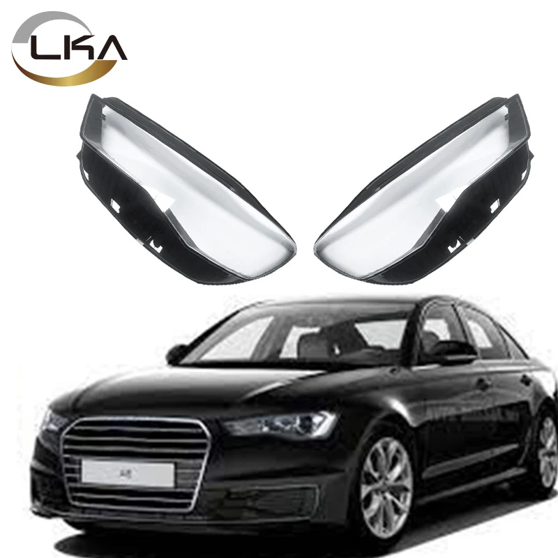 

Car Front Headlight Cover Transparent Headlamp Shell Lampshade For Audi A6 C7 2012 2013 2014 2015 2016 Car Light Upgrade