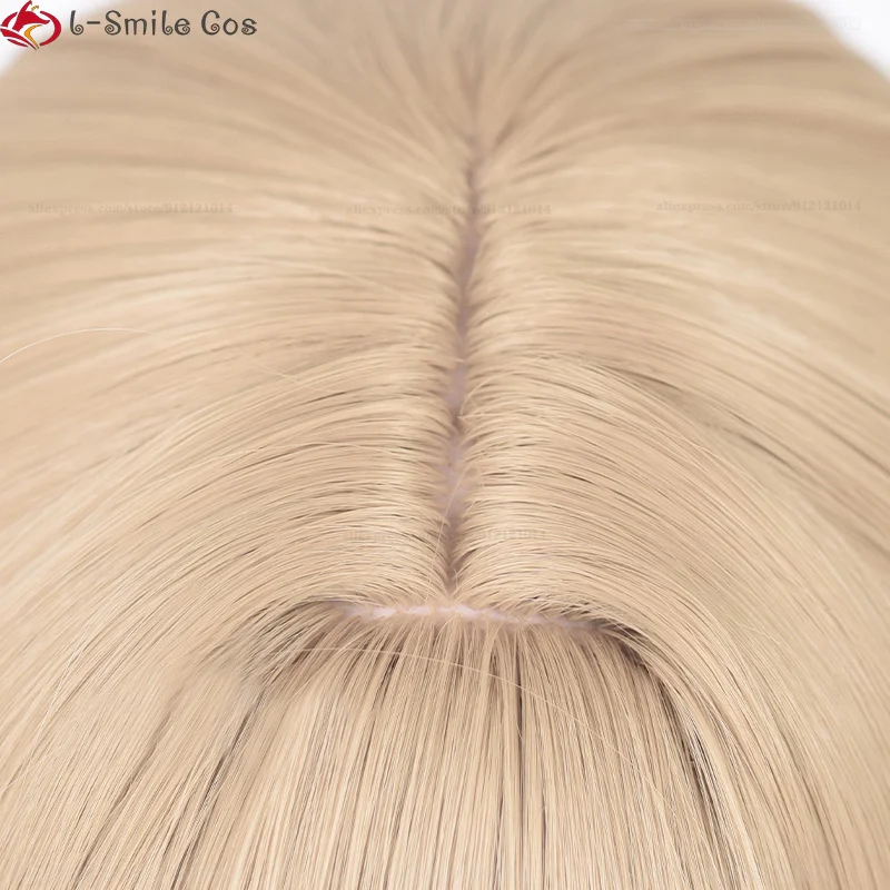 70cm Long Aponia Cosplay Wig WigsIII Signet Of Discipline Aponia Wig Linen Brown Heat Resistant Hair Wigs + Wig Cap