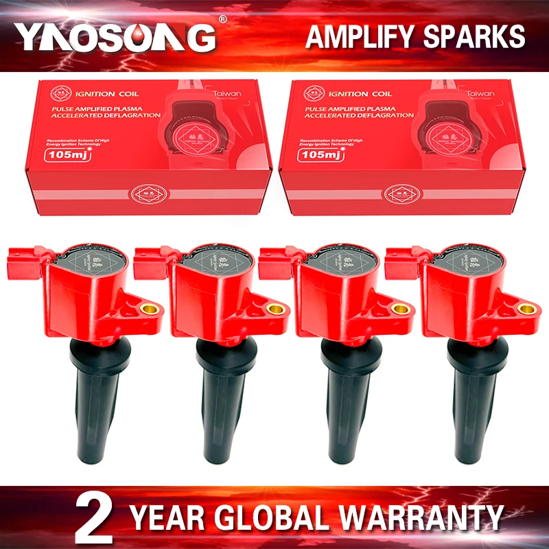 

Катушка зажигания GP FD505 UF621 для FORD Escape Focus C-Max Transit Mazda 3 6 Lincoln MKZ Mercury Mariner 2,0 2,3 2,5 L4, 4 шт.