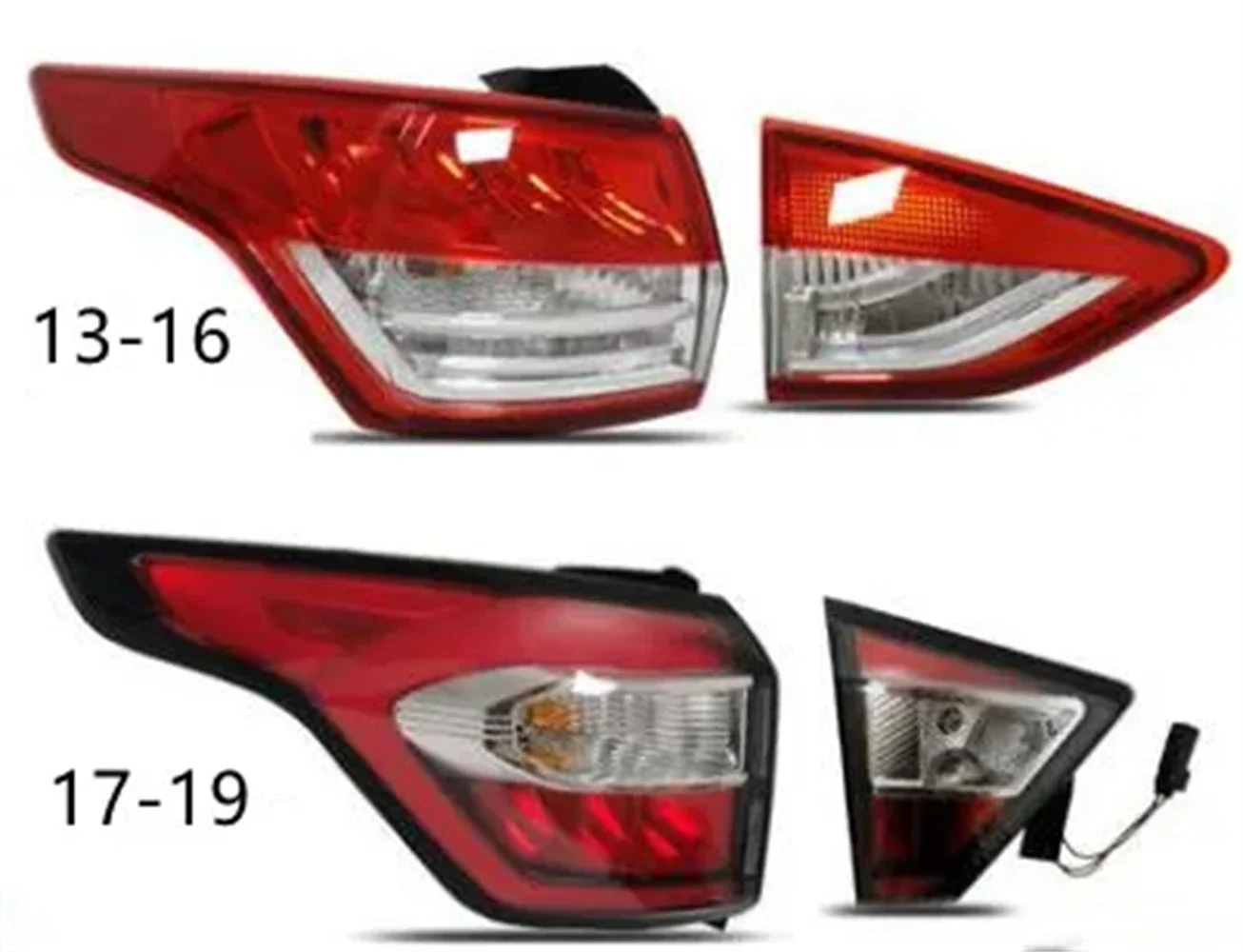 

Светодиодный задний фонарь для Ford Kuga Escape 2013-2019, стоп-сигнал, указатель поворота, автомобильные аксессуары