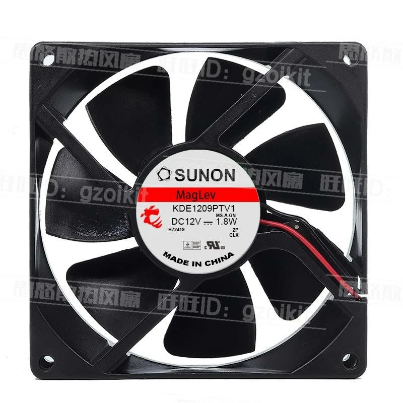 BARU ASLI KDE1209PTV1 12V 1.8W 9025 90x90x25mm KIPAS PENDINGIN RADIATOR