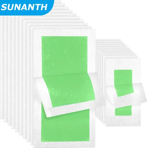 10PCS 왁스 스트립 얼굴 제모 왁스 스트립 여성용 얼굴 제모 왁스 스트립 얼굴 눈썹에 부드럽고 빠릅니다.