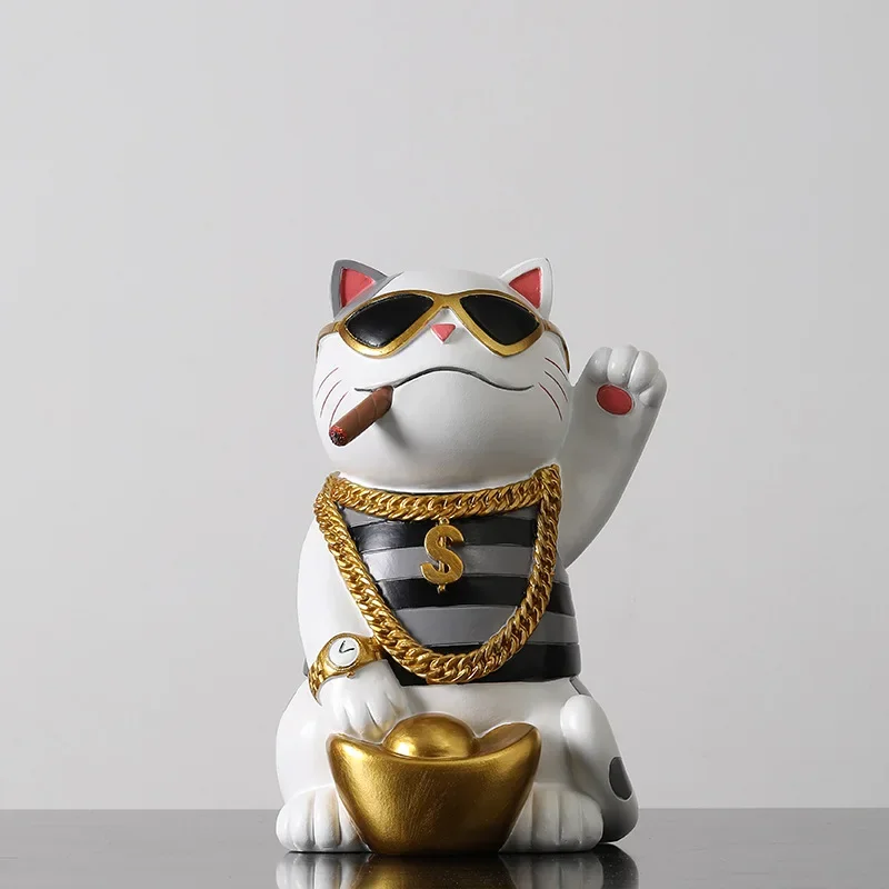 resin home decor wholesale fortune cat luxury decorations for home