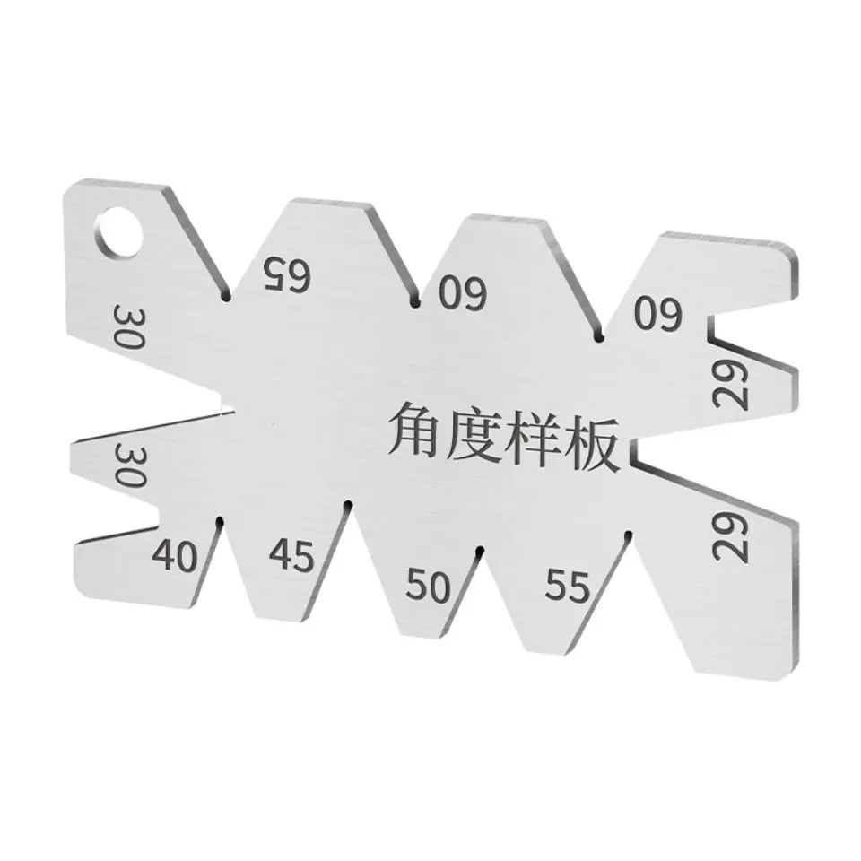 Machining Threads Screw Cutting 55 /60 degree Gauge Stainless Steel Angle Arc Model Angles Measure Tool