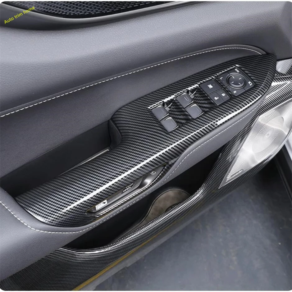 

Accessories For Lexus NX 250 350 350H 450H 2021-2023 2024 2025 Interior Carbon Fiber Window Lift Switch Cover Trim Armrest Frame