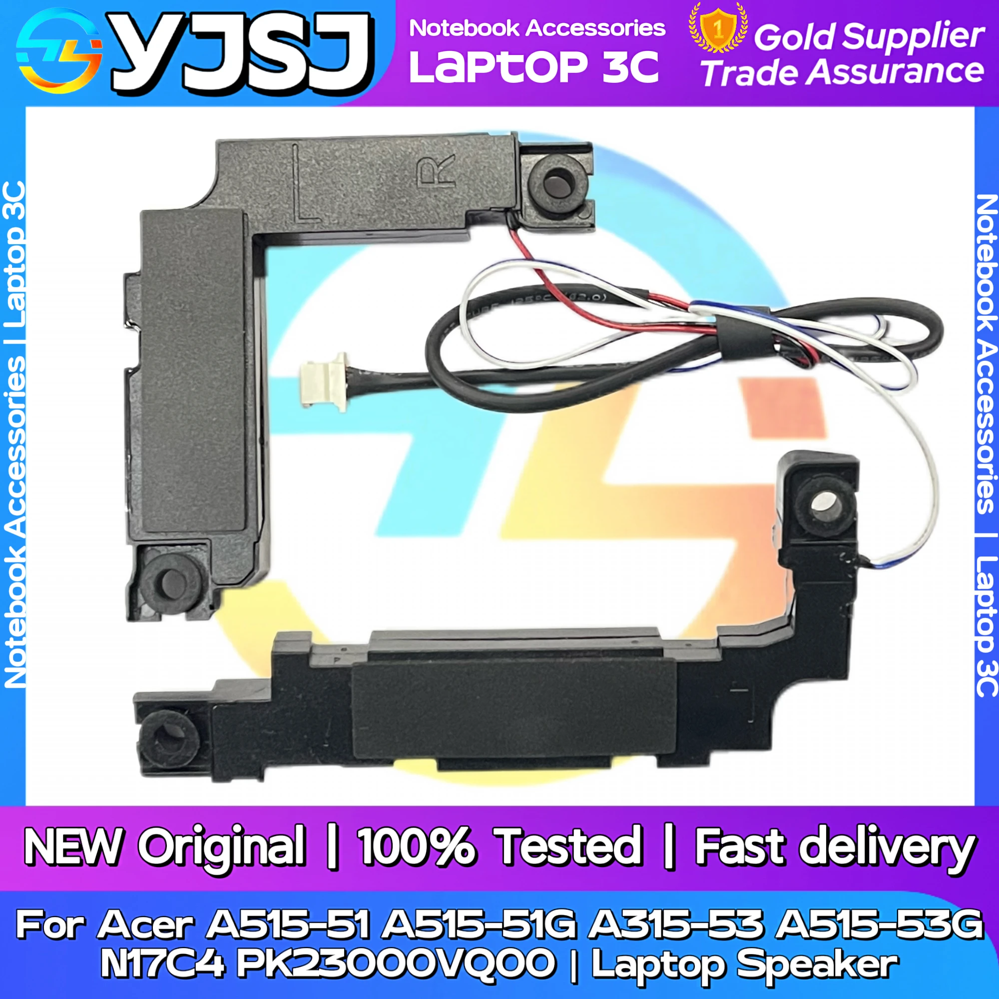 New Original Laptop Notebook Audio Speaker Horn For Acer Aspire A515-51 A515-51G A515-41G A315-53 A315-33G N17C4 PK23000VQ00