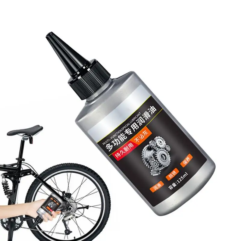 Aceite de suspensión lubricante para bicicleta de montaña, lubricante para cadena húmeda, mantenimiento de lubricación, 125ml