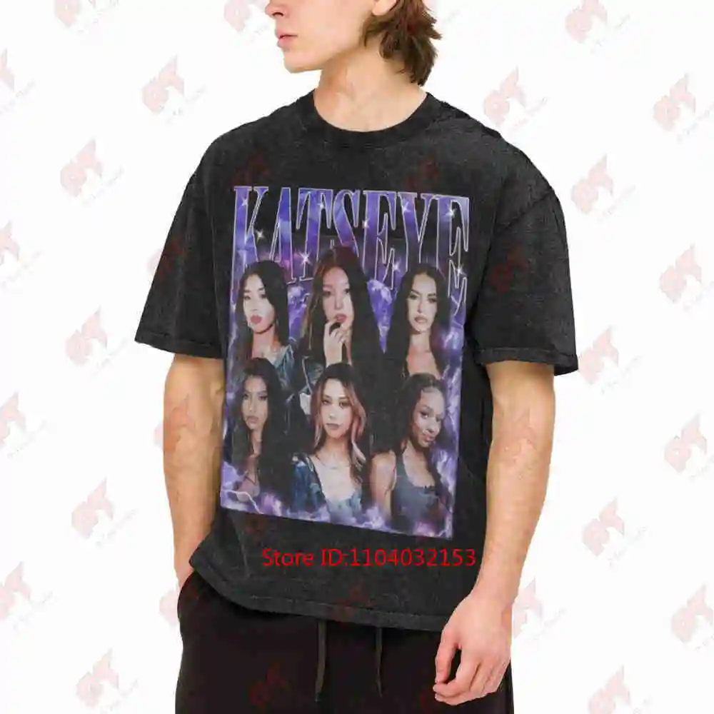 Kats Eye Bootleg Dreamwave Music Retro Pop Vintage Washed Tee Pure Cotton T-Shirt