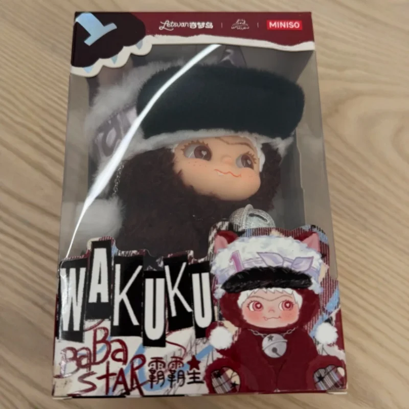 在庫あり 本物 ワクク ババ スターペンダント ハンギングカード カワイイ バッグチャーム ワクク ブラインドボックス アニメモデル おもちゃ コレクション ギフト