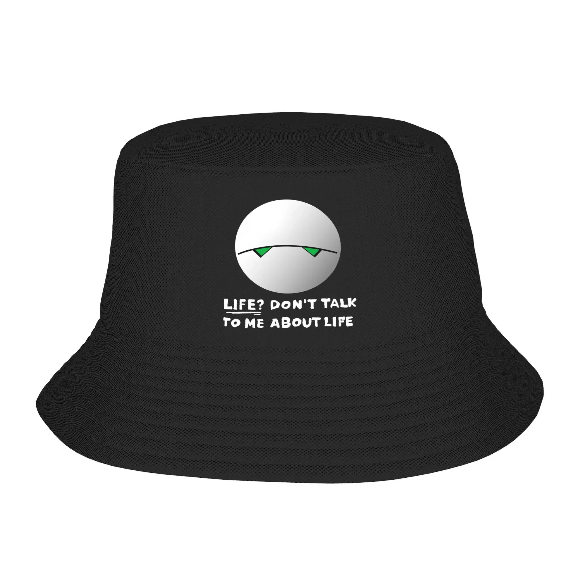 

2025 New HatHitchhikers Guide to the Galaxy Bucket Hat Summer Funny Fisherman Hats For Women Soft Fold Vacation Caps Graphic Vi