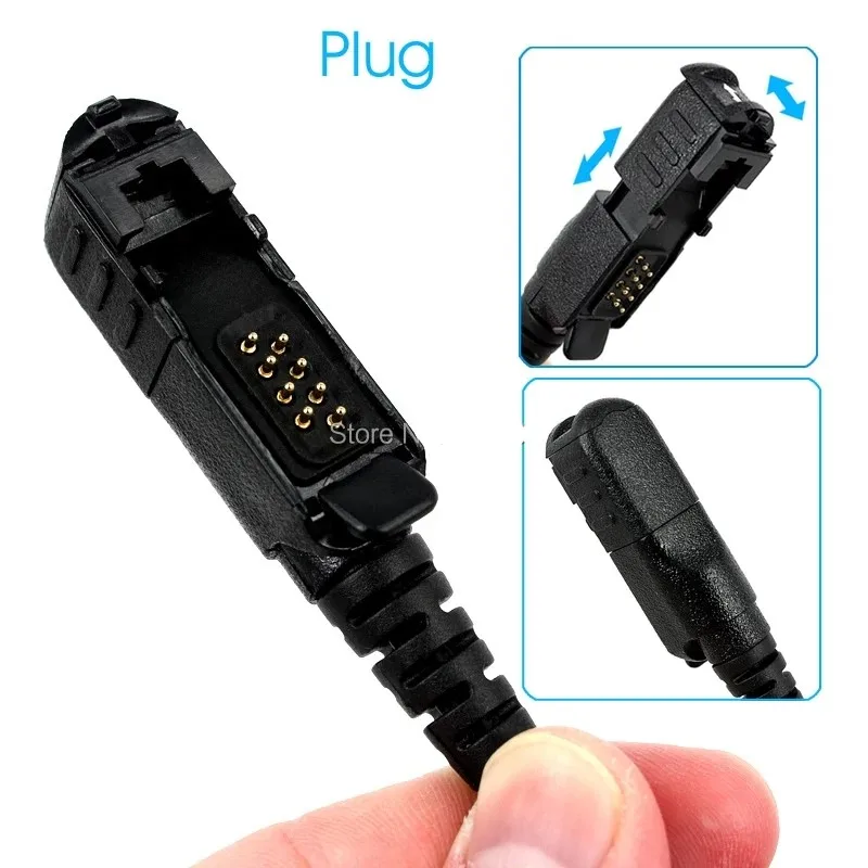 سماعة أذن Motorola Walkie Talkie، سماعة رأس، Xir P6600، P6620، XPR3500، MTP3250، DP2000، DEP550، MTP3100، MTP3150، راديو ثنائي الاتجاه