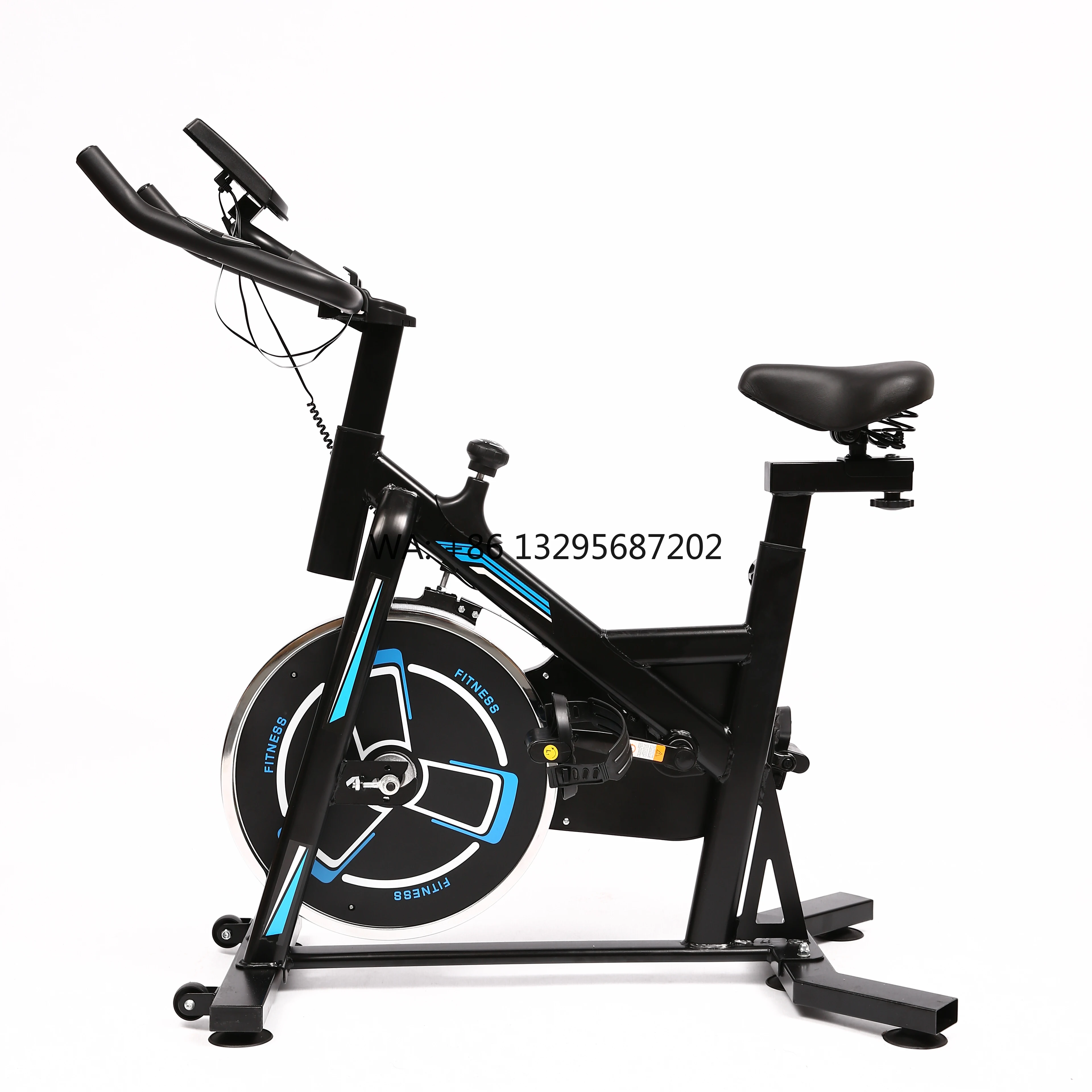 

Adjustable Indoor Home Workout Fitness Equipment Steel-Made Cardio Sport Spinning Bike Magnetic Brake Belt Drive System Gym Use