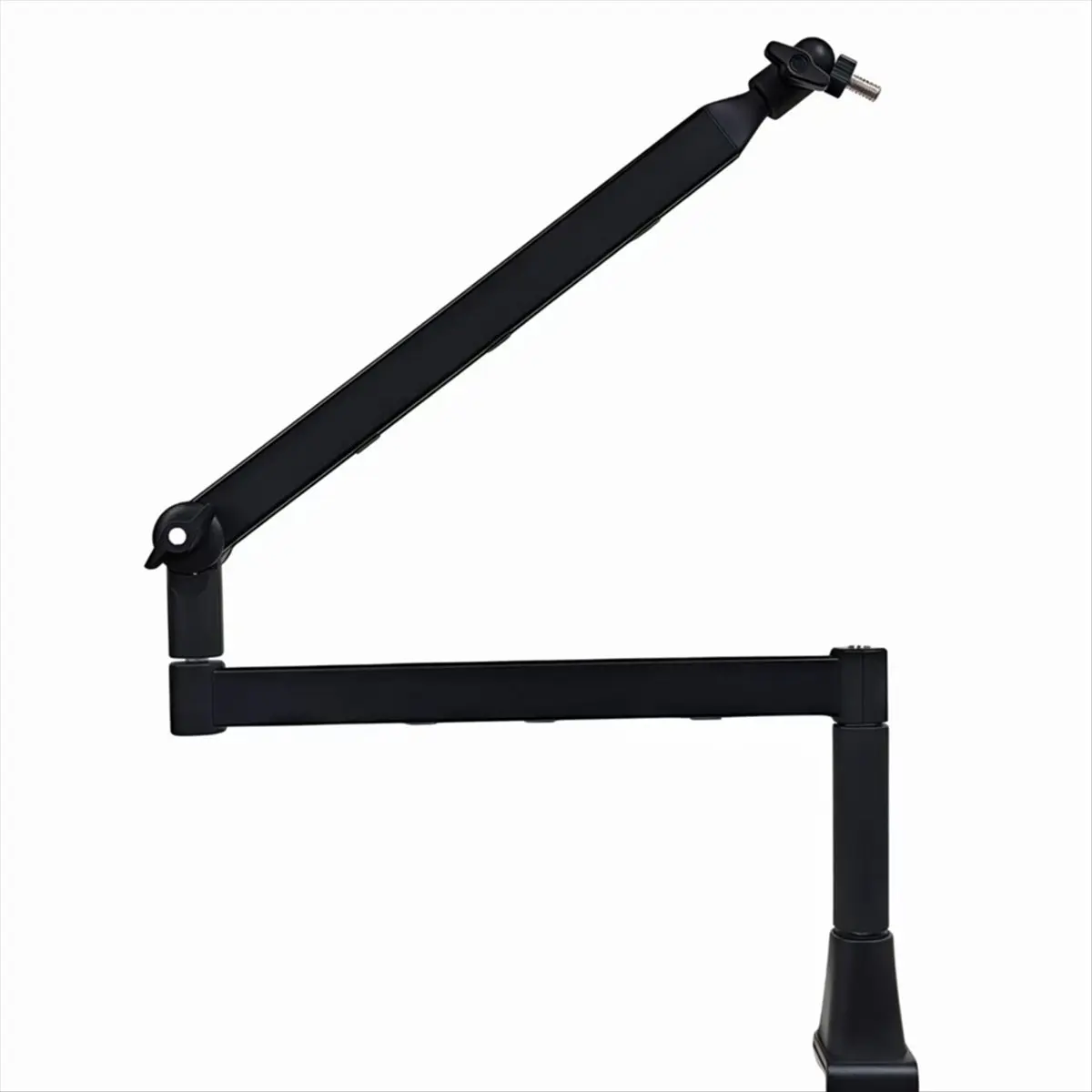 Low Position Microphone Boom Arm,360°Rotatable Mic Stand,Microphone Holder with 3/8inch 5/8inch Adapters,Microphone Arm