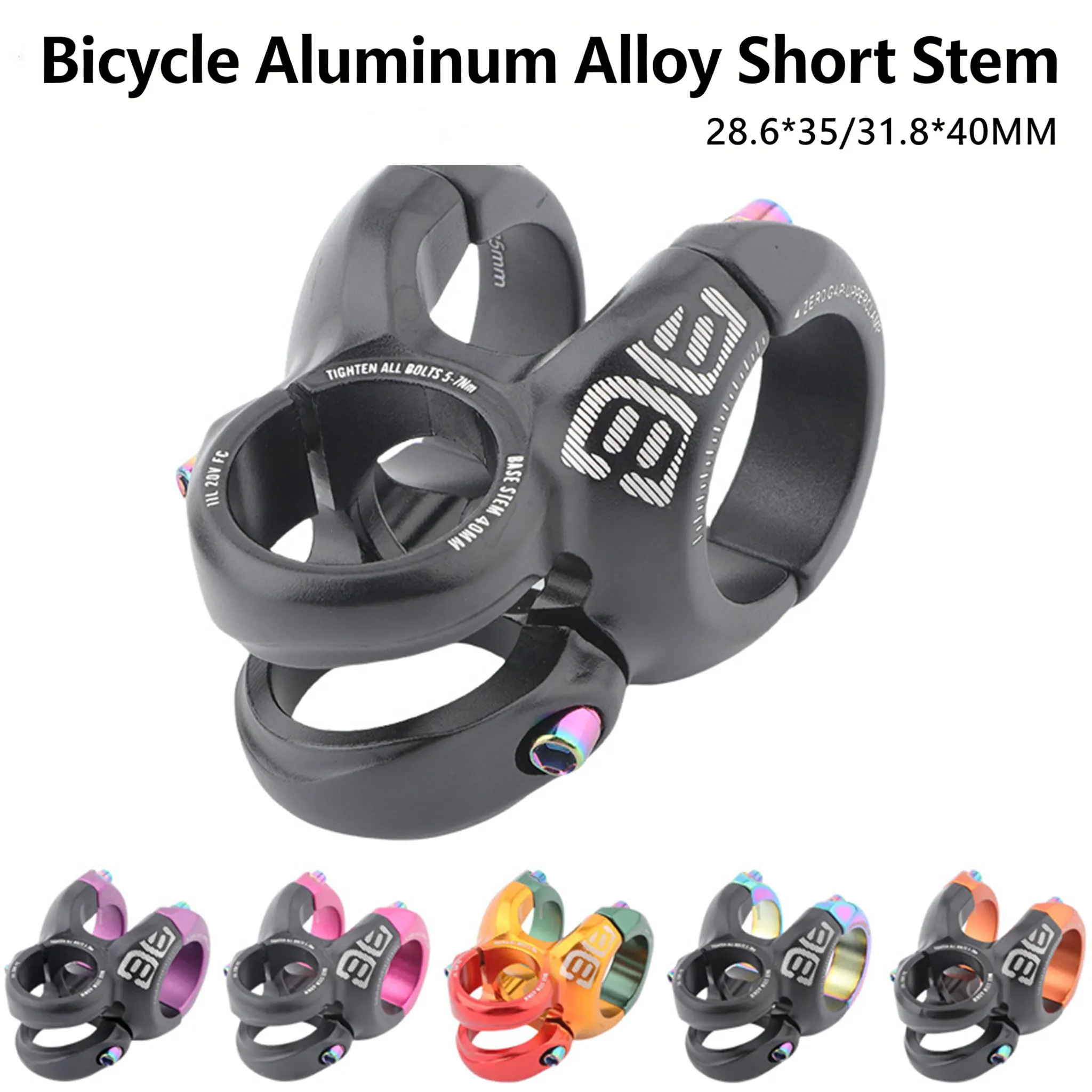 

Вынос руля для горного велосипеда 0 градусов, короткий вынос руля для шоссейного велосипеда, 28.6*31.8/35*40 мм, MTB, велосипедный вынос руля Power Table Bridge